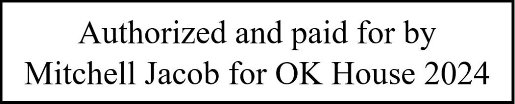 Authorized and paid for by Mitchell Jacob for OK House 2024 - https://mitchelljacob.com